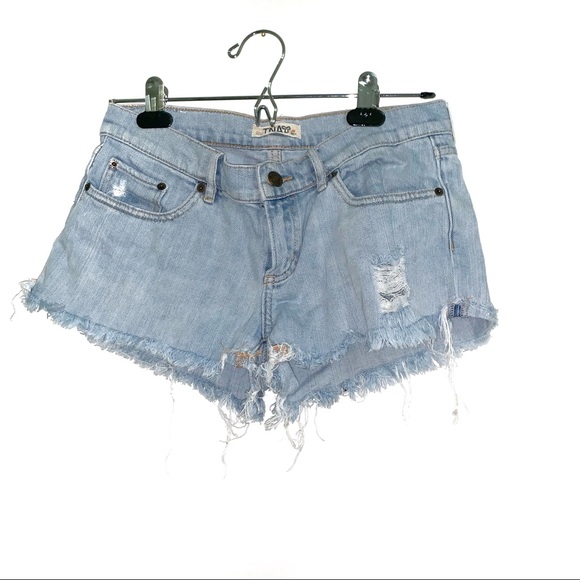 TNA Pants - 3/$30 TNA light wash denim shorts distressed